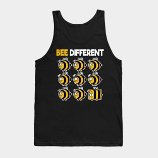 Bee Different Bees Beekeeper Cute Honey Individual Tank Top